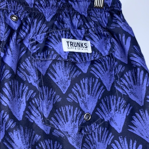 TRUNKS SURF & SWIM CO Blue Swim Trunks Shorts - Picture 5 of 7